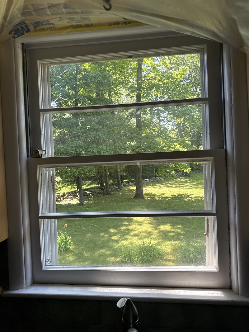 This kitchen window is drafty and inefficient